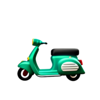 scooter balade bicyclette ai génératif png