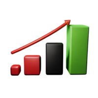 Graph Diagrammleiste Lager ai generativ png