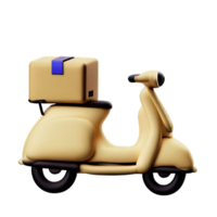 scooter balade bicyclette ai génératif png