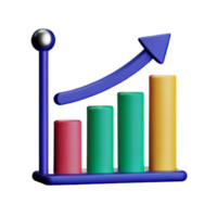 Graph Diagrammleiste Lager ai generativ png