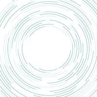 Blue white minimal round lines abstract futuristic tech background vector