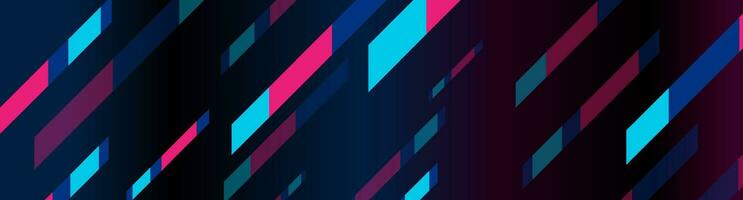 Blue and pink stripes geometric minimal background vector