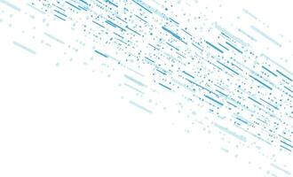Sci-fi abstract technology background with blue dotted lines vector