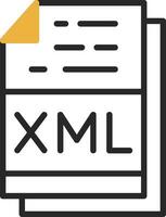 Xml File Format Vector Icon Design