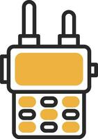 diseño de icono de vector de walkie talkie