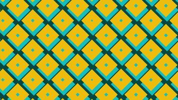 a yellow and blue geometric pattern video