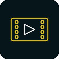 Video player Vector Icon Design