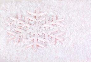 Pink Snowflake Background photo