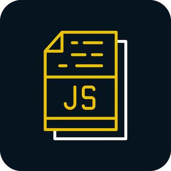 Js File Format Vector Icon Design