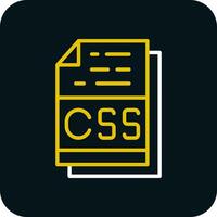 Css File Format Vector Icon Design