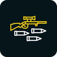 Rifle Vector Icon Design