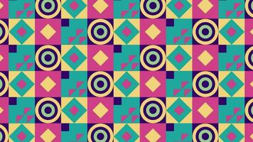 a colorful pattern with geometric shapes video