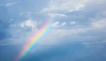 Beautiful rainbow background photo