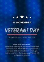Veterans Day, honoring all who served.Frame and star ornament designs for advertisements, posters, banners, backgrounds. vector