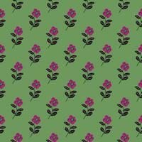 Small flower seamless pattern. Abstract floral ornament. Simple botanical backdrop. vector