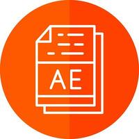 ae vector icono diseño