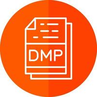 Dmp File Format Vector Icon Design