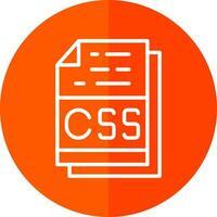 Css File Format Vector Icon Design