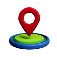 Icon Location Map AI Generative png