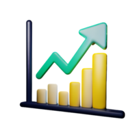 Graph Diagrammleiste Lager ai generativ png