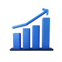 Graph Diagrammleiste Lager ai generativ png