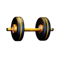 Dumbbell Fit Gym AI Generative png