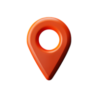 Icon Location Map AI Generative png