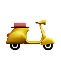 scooter balade bicyclette ai génératif png