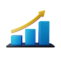 Graph ChartBar Stock AI Generative png