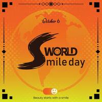 World Smile Day vector