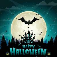Happy Halloween Poster vector