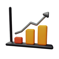 Graph Diagrammleiste Lager ai generativ png