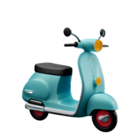 scooter balade bicyclette ai génératif png