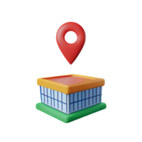 Icon Location Map AI Generative png