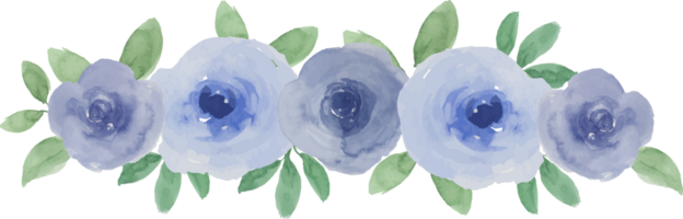 blauw roos arrangement png