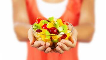 Healthy fruit salad photo