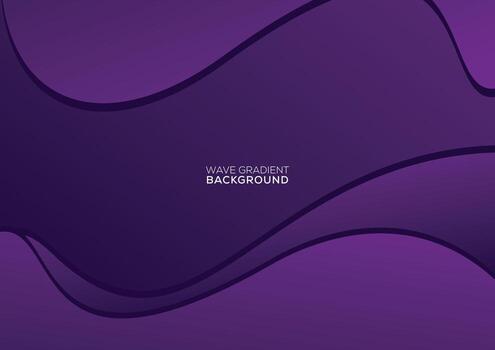 wave gradient abstract background design vector