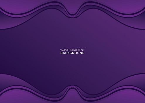 wave frame gradient modern background design vector