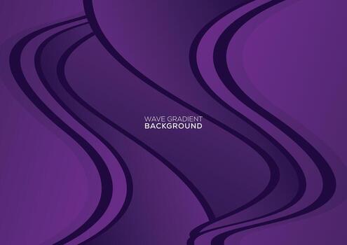 wave gradient abstract background design vector