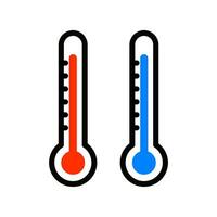 illustration of a simple temperature measuring device design that is suitable for various design project needs vector