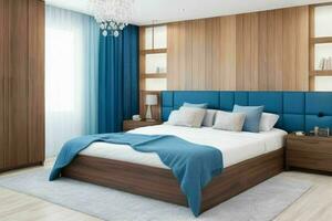 Modern Bedroom style. Pro Photo