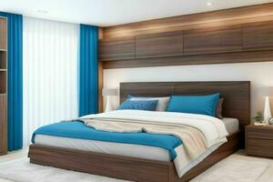 Modern Bedroom style. Pro Photo