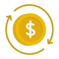 money cash flow vector concept
