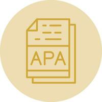 Apa Vector Icon Design