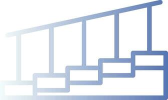 diseño de icono de vector de escaleras