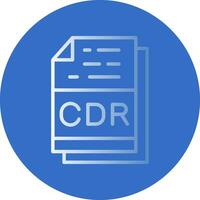 Cdr File Format Vector Icon Design