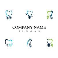dental implante logo diseño concepto vector, dental cuidado logo modelo vector
