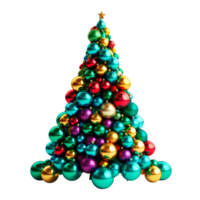 Natale albero ai generativo png