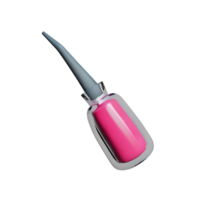 nail polish 3d rendering icon illustration png