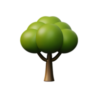 brócoli 3d representación icono ilustración png